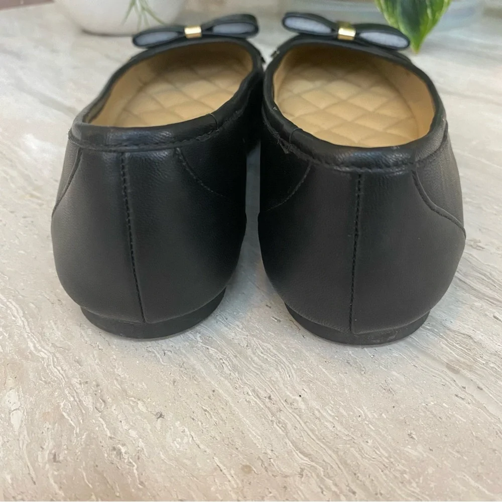 MICHAEL Michael Kors Navy Flats with Bow - Picture 5 of 14
